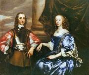 Earl and Countess of Oxford by Sir Peter lely, Sir Peter Lely